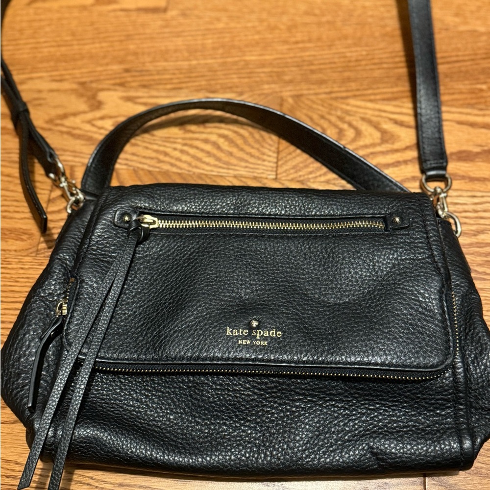 Kate Spade Black Crossbody Bag with Adjustable Strap